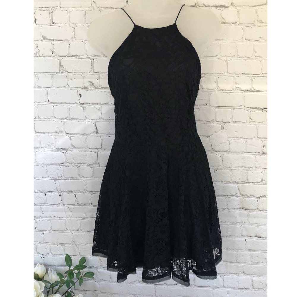 Black lace dress (Urban Outfitters)